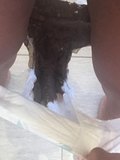 Ebony pooping pant (part 2)