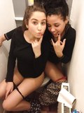 Beautiful girls on toilet 2