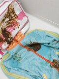 Pooping with "Love live!" track jacket with bag