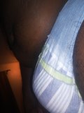 (FANTASY)My favorite diaper view. Who  Wants to  come kiss it and rub it?