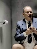 Men in suits on toilet (... and YouTube found)