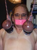 Tit ... and tit hang up female(+TG) slave pee ..., whips etc.