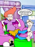 Cartoon foot fetish