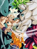 Broly vs Goku + Gutpunch