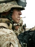 soldier smoke