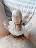 Wax on cock session No 1 CBT