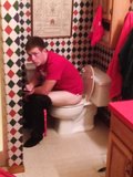 Guys on toilet 1