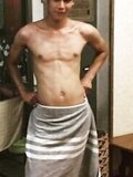 男のバスタオル 脱衣所 japan (拡大)