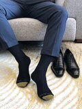 Men and black socks