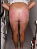A hard bare Ass to large bare hands spanking - 80 spanks pr buttock…. My ass was burning for hours after