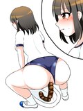 anime girls in ... pooping