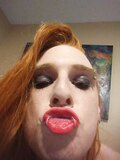 Just some basic pics of this ginger trans slut