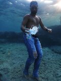 Sexy italian freediver underwater