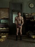 Men Gets Butt Naked Wearing Sock Garters Burlesque