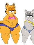 Garfield y nermal