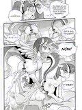 Comic ~ my little pony peeing is magic