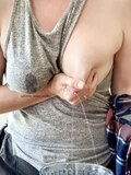 ENGORGED, VEINY AND MILKY BREASTS