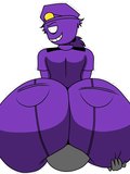 Purple butt