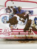 Pooping to the "Love-Live!" decorated bag.