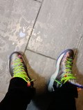 Wet sneakers