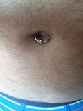 True navel piercing