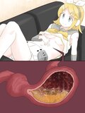 Another giant/giantess vore fart and scat comp