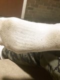 Dirty white nike socks