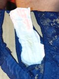 Gf's freshly worn dirty panties with my cum