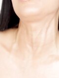 Variety of female neck veins
