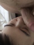 asian and a big white cock in the mouth