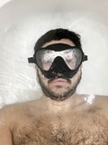 Underwater in tub