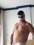 Me in a Mexican Lucha mask