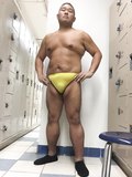 YMCA me in yellow rio bikini