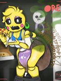 Toy Chica Caught Messing Her Diaper