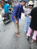 Barefoot Asian Men