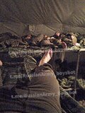 Feet of russian soldiers