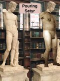 Naked me as statues