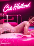 AI Fantasies THoland Pink Neon Pool and Car