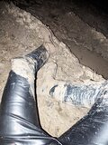 Mudding in rubber riding boots