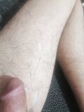 I accidentally cum on my legs