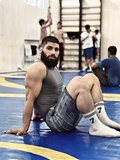 Azerbaijan man and he’s big feet & socks