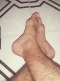 Arab male feet