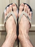 Male flip flops