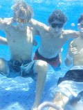 Guys underwater