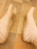 White Adidas Socks