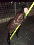 filthy whore in public playground