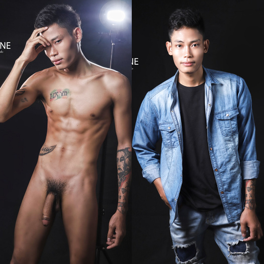 Asian spa boy naked photoshoot