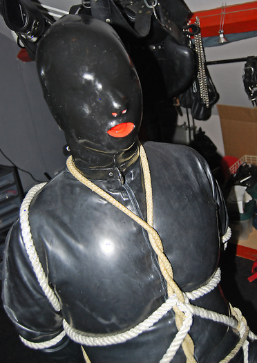 rubber/leather slave