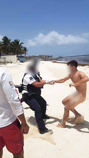 naked men arrested