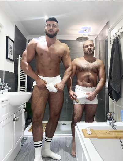 Jake H the muscleguy and his Dad